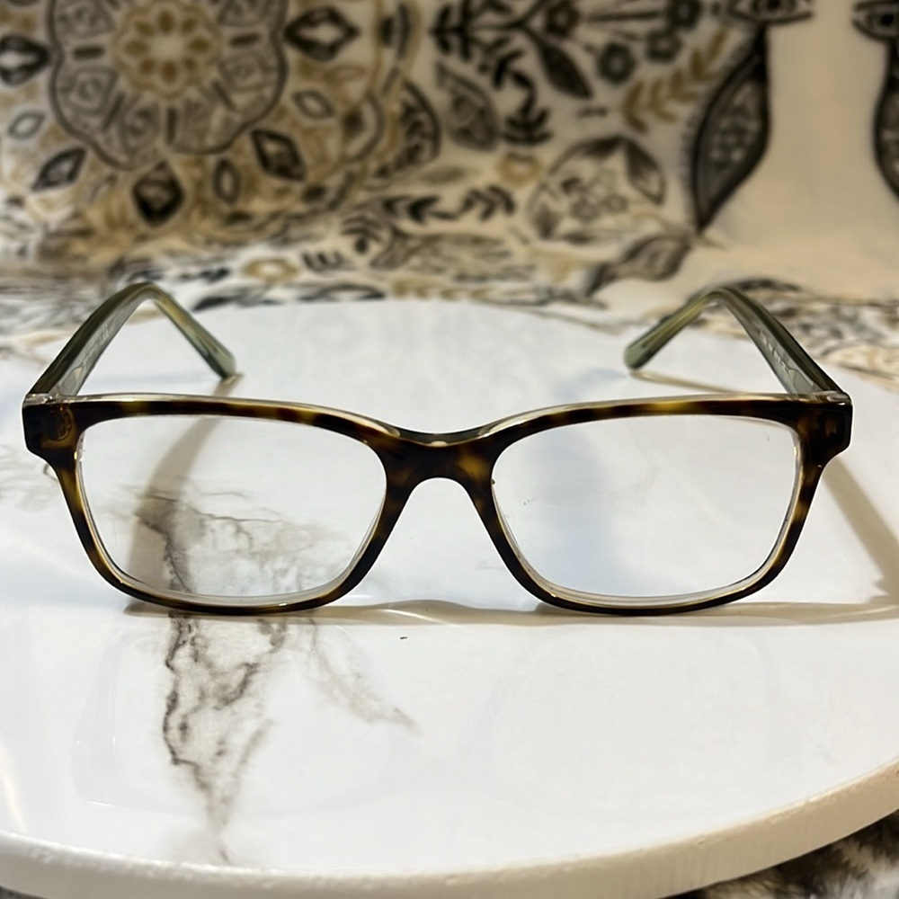 TORY BURCH TY 2064 1561 50/16/135 TORTOISE GREEN CRYSTAL EYEGLASSES